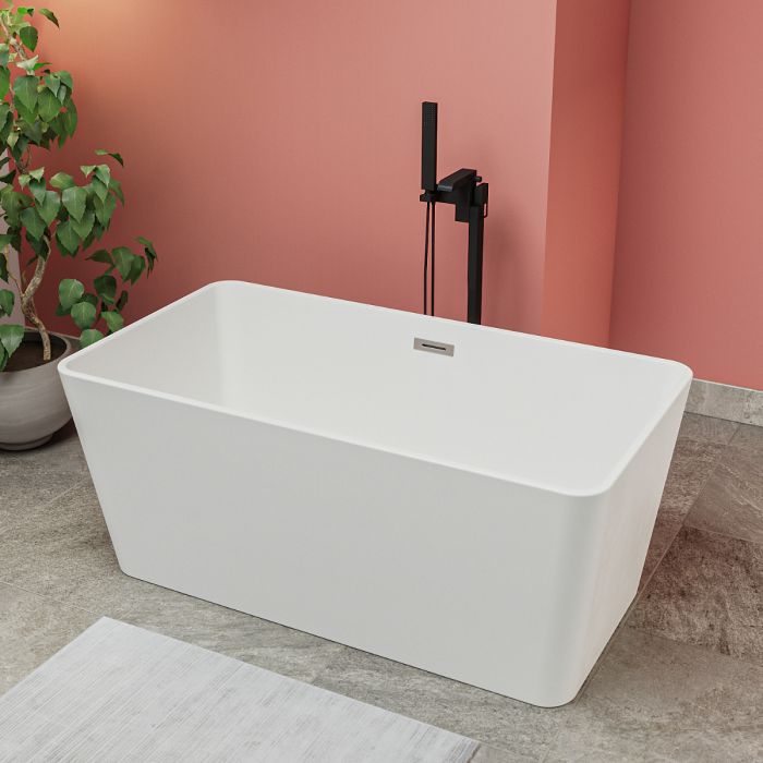 Alpine Modern Freestanding Bath, 1500 (L) x 700 (W) 