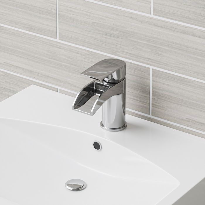 Allos Chrome Waterfall Basin Tap