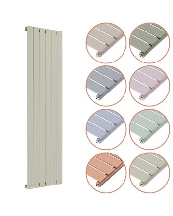 1600 x 420mm 'Pick A Pastel' Single Flat Panel Vertical Radiator