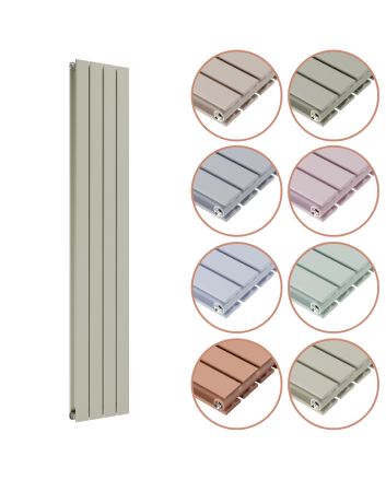 1780 x 280mm 'Pick A Pastel' Double Flat Panel Vertical Radiator