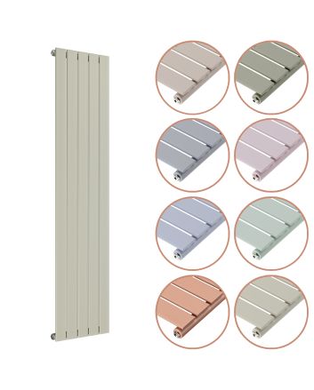 1780 x 350mm 'Pick A Pastel' Single Flat Panel Vertical Radiator