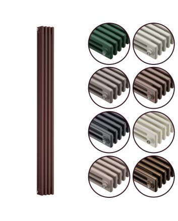 1800 x 203mm 'Accent Collection' Vertical Traditional 3 Column Radiator