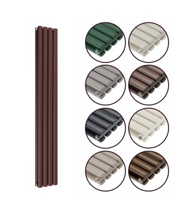 1780 x 236mm 'Accent Collection' Double Oval Tube Vertical Radiator