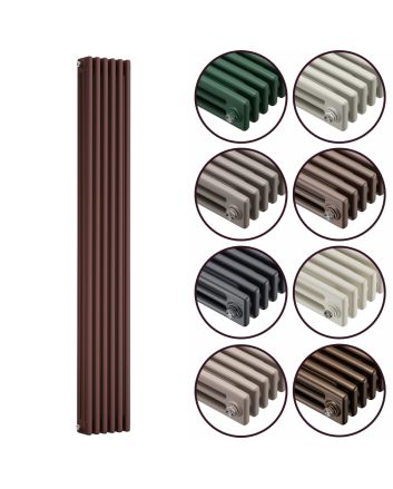 1500 x 293mm 'Accent Collection' Vertical Traditional 3 Column Radiator