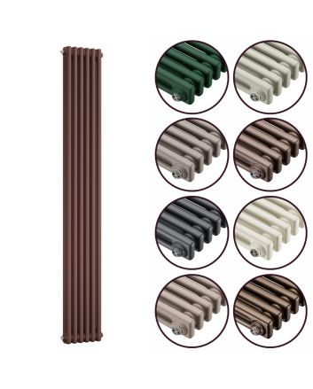1800 x 293mm 'Accent Collection' Vertical Traditional 2 Column Radiator