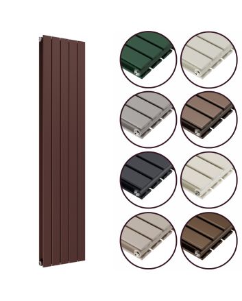 1600 x 350mm 'Accent Collection' Double Flat Panel Vertical Radiator