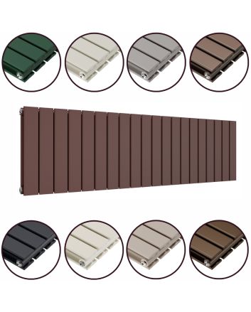 400 x 1400mm 'Accent Collection' Double Flat Panel Horizontal Radiator