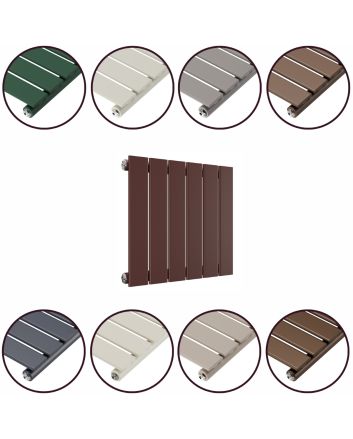 400 x 420mm 'Accent Collection' Single Flat Panel Horizontal Radiator