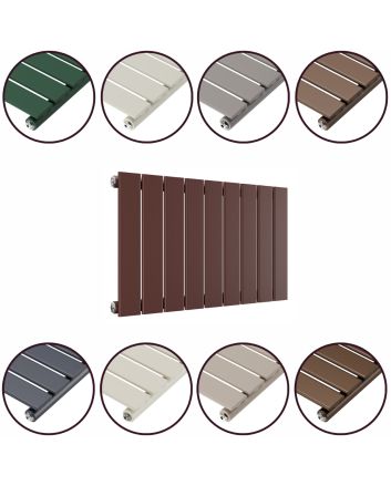 400 x 630mm 'Accent Collection' Single Flat Panel Horizontal Radiator