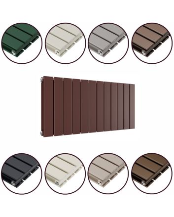 400 x 840mm 'Accent Collection' Double Flat Panel Horizontal Radiator