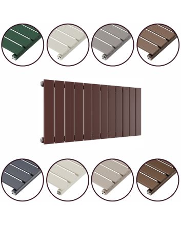 400 x 840mm 'Accent Collection' Single Flat Panel Horizontal Radiator