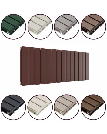 400 x 980mm 'Accent Collection' Double Flat Panel Horizontal Radiator