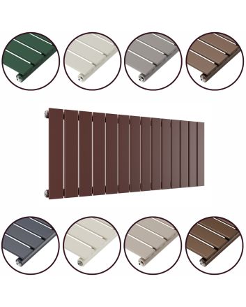 400 x 980mm 'Accent Collection' Single Flat Panel Horizontal Radiator