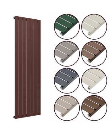 1600 x 490mm 'Accent Collection' Single Flat Panel Vertical Radiator
