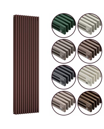 1800 x 560mm 'Accent Collection' Vertical Traditional 3 Column Radiator