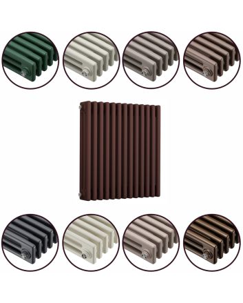 600 x 425mm 'Accent Collection' Horizontal Traditional 3 Column Radiator
