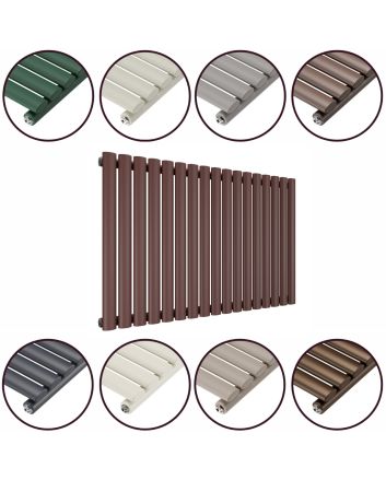 635 x 1000mm 'Accent Collection' Single Oval Tube Horizontal Radiator