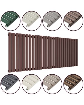635 x 1652mm 'Accent Collection' Single Oval Tube Horizontal Radiator