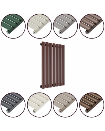 635 x 415mm 'Accent Collection' Single Oval Tube Horizontal Radiator