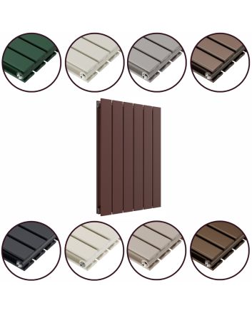 635 x 420mm 'Accent Collection' Double Flat Panel Horizontal Radiator