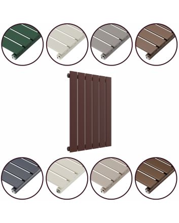 635 x 420mm 'Accent Collection' Single Flat Panel Horizontal Radiator