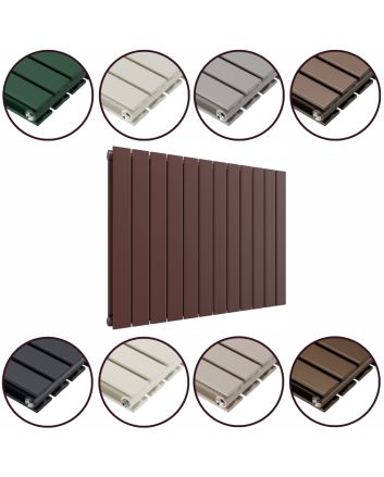 635 x 840mm 'Accent Collection' Double Flat Panel Horizontal Radiator