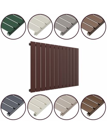 635 x 840mm 'Accent Collection' Single Flat Panel Horizontal Radiator