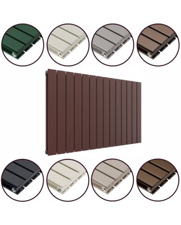 635 x 980mm 'Accent Collection' Double Flat Panel Horizontal Radiator