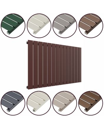 635 x 980mm 'Accent Collection' Single Flat Panel Horizontal Radiator