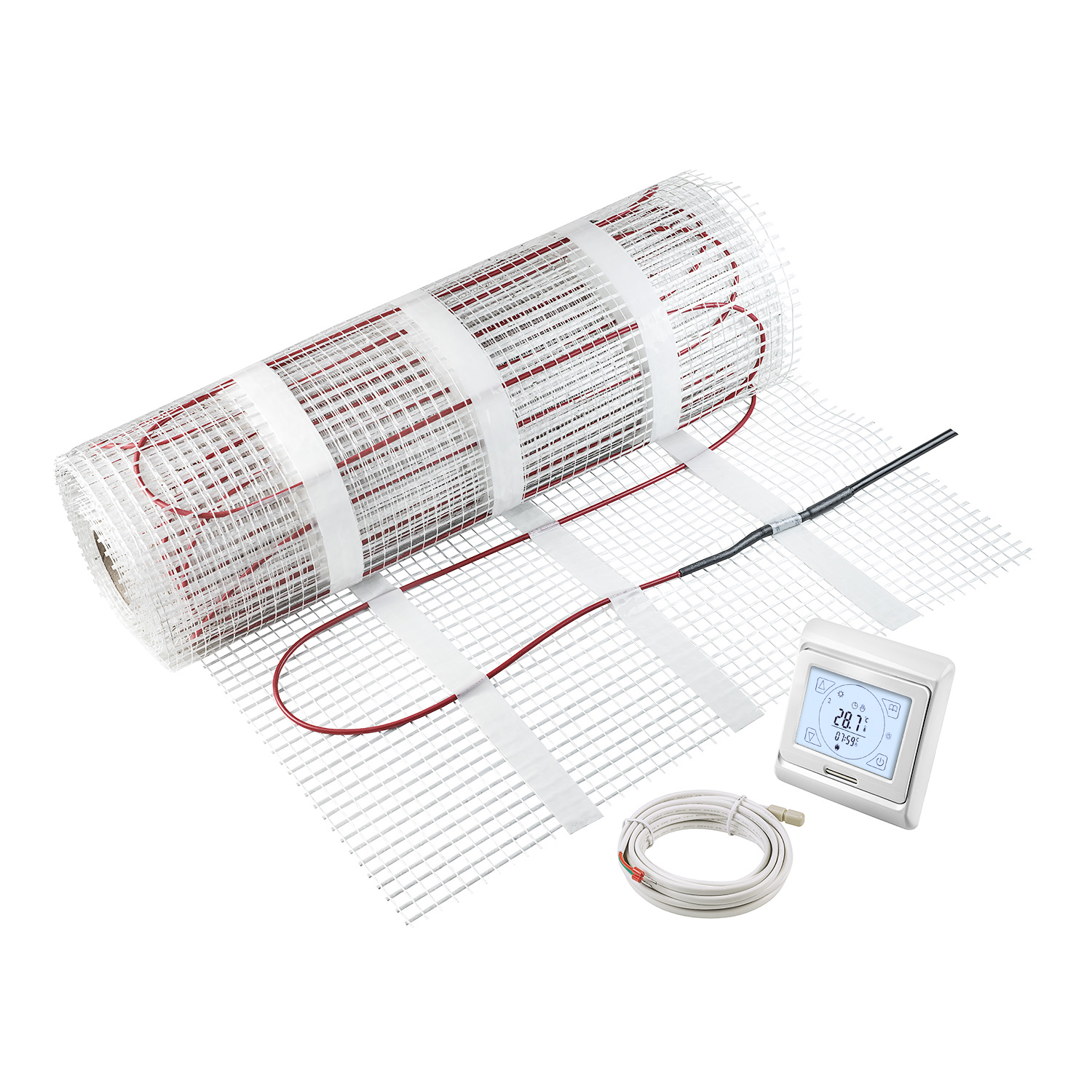 Toasty Toes, 1 Metre Sq Electric Underfloor Heating Mat Kit