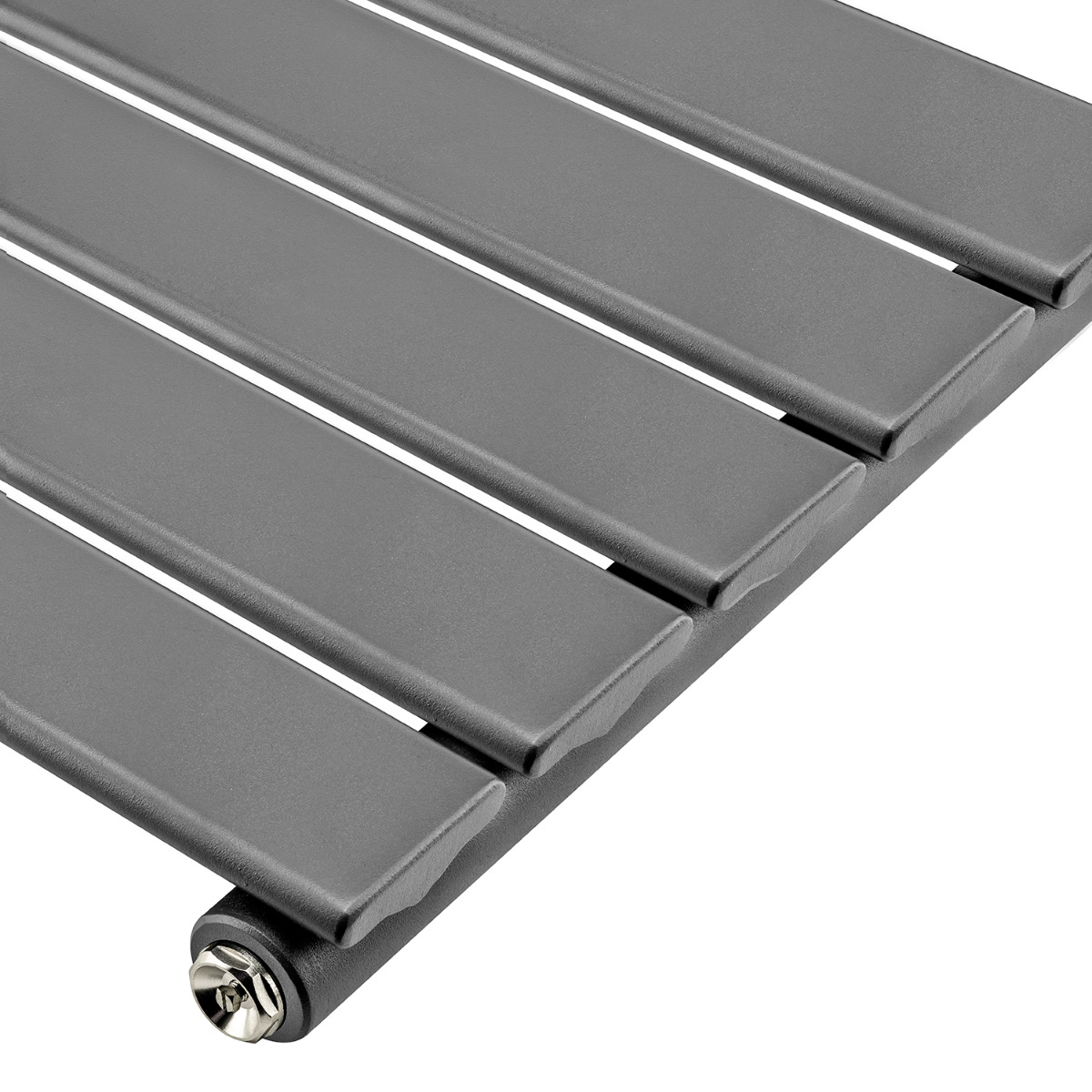 1780 x 280mm Anthracite Single Flat Panel Vertical Radiator 