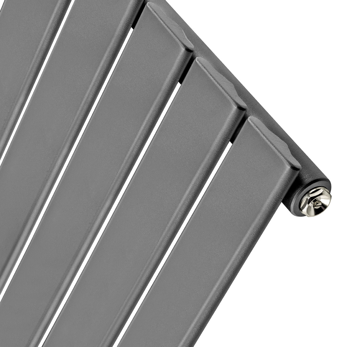 1780 x 280mm Anthracite Single Flat Panel Vertical Radiator 
