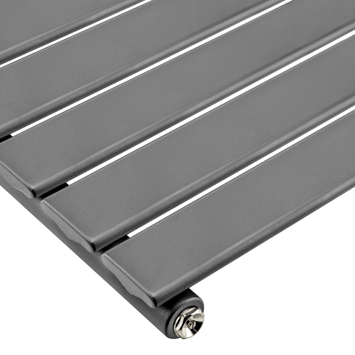 1780 x 280mm Anthracite Single Flat Panel Vertical Radiator 