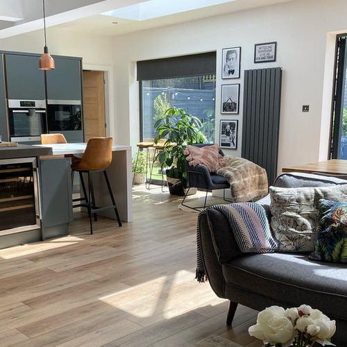 Faro Anthracite Double Panel Radiator 1780 X 490mm Anthracite