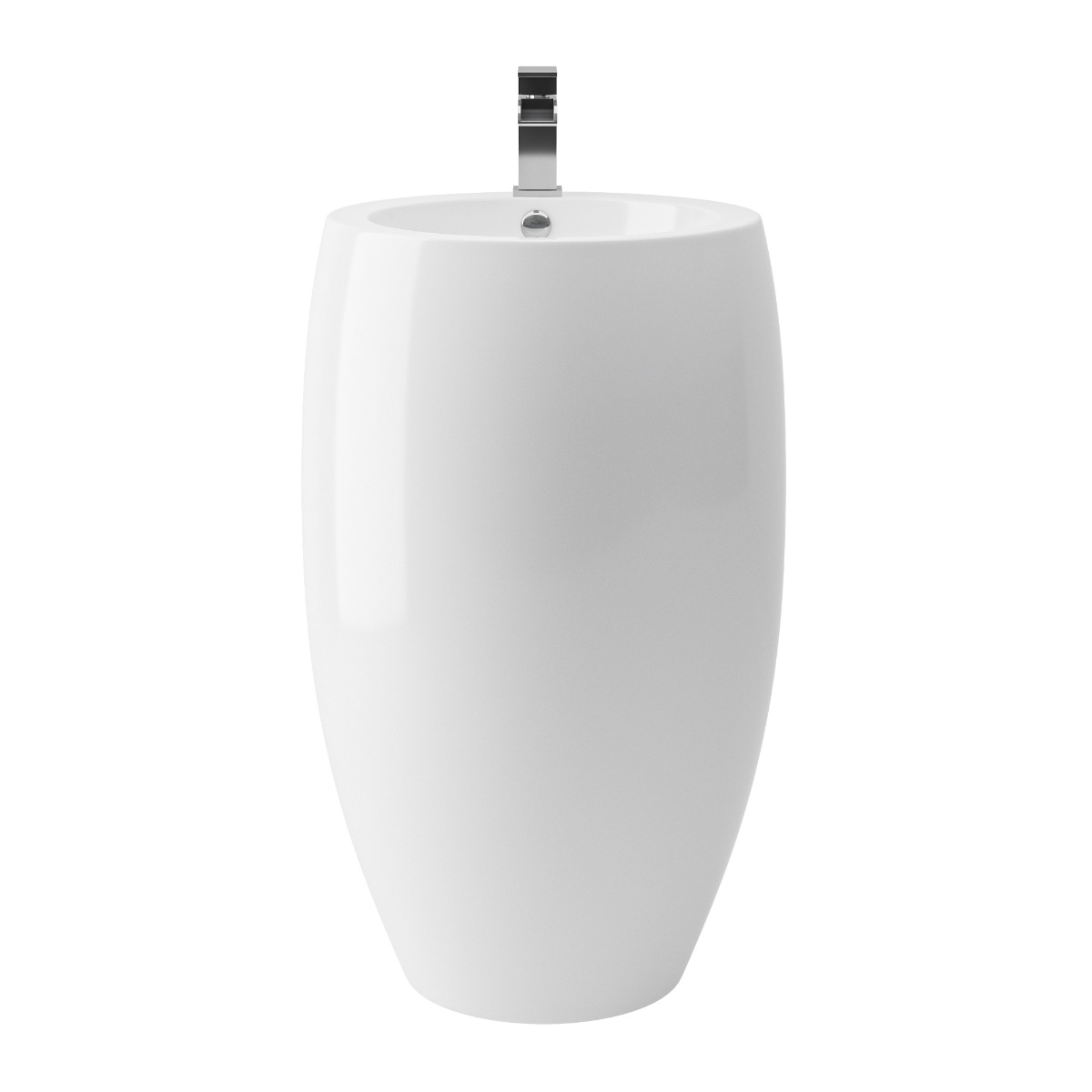 Chamonix Modern Freestanding Pedestal Basin