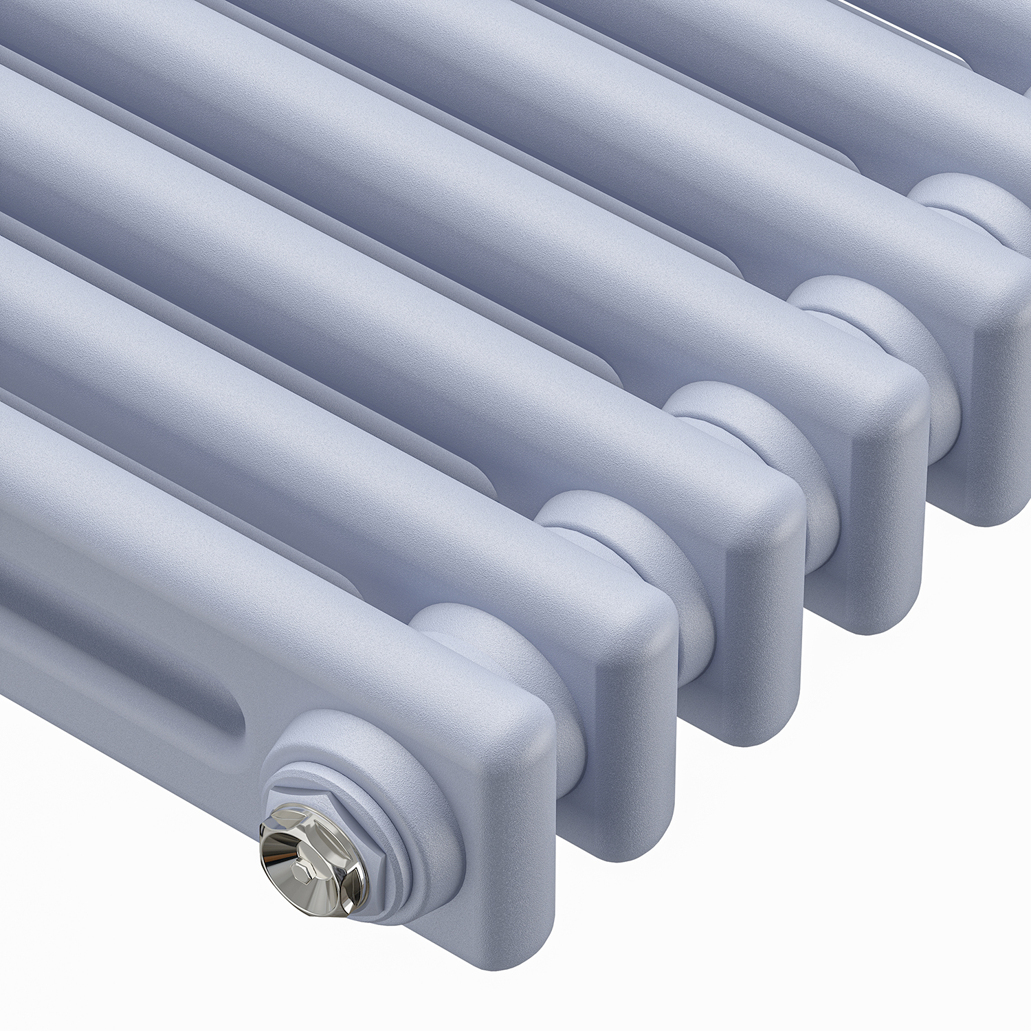 1500 x 560mm 'Pick A Pastel' Vertical Traditional 2 Column Radiator