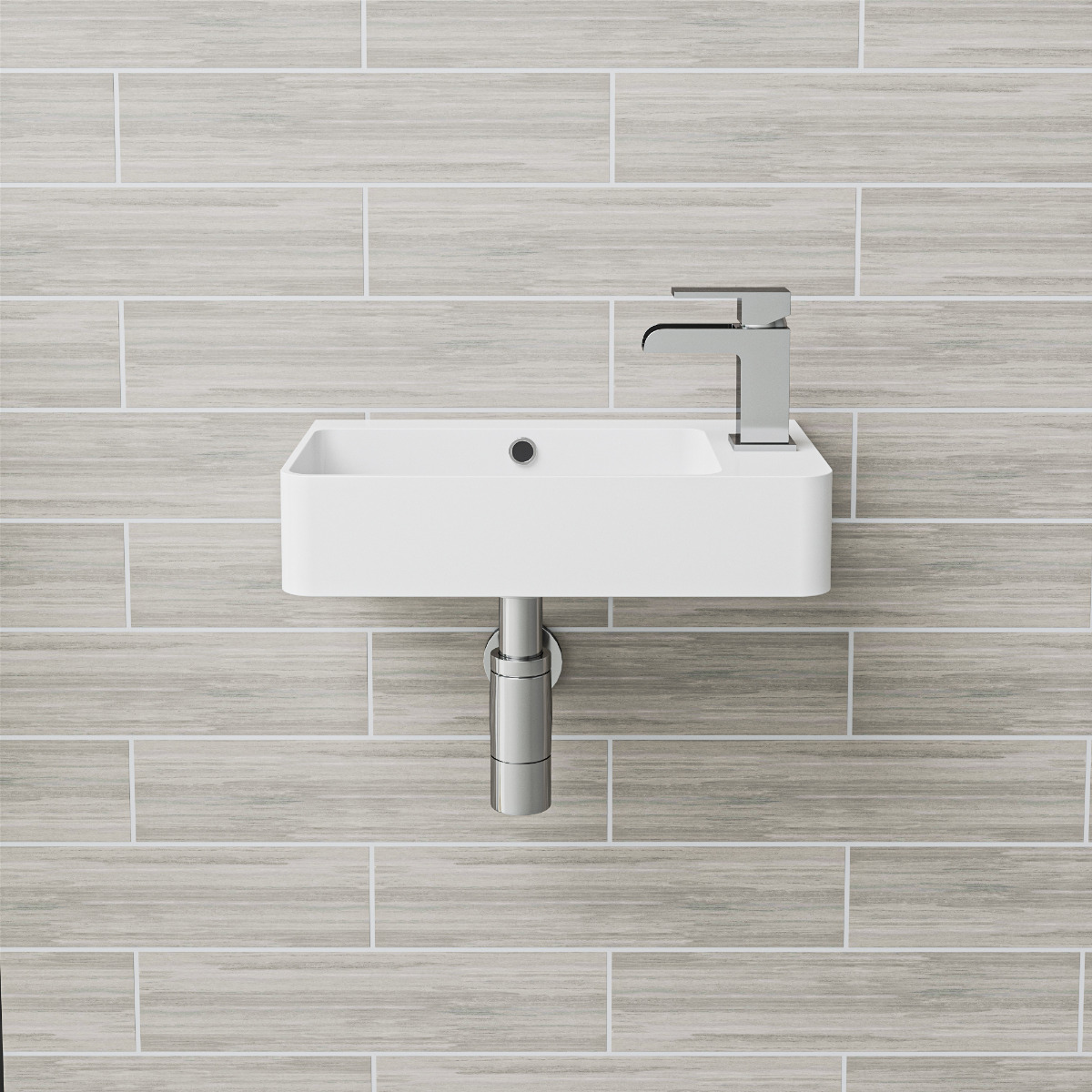 Garda Cloakroom Wall Hung Basin