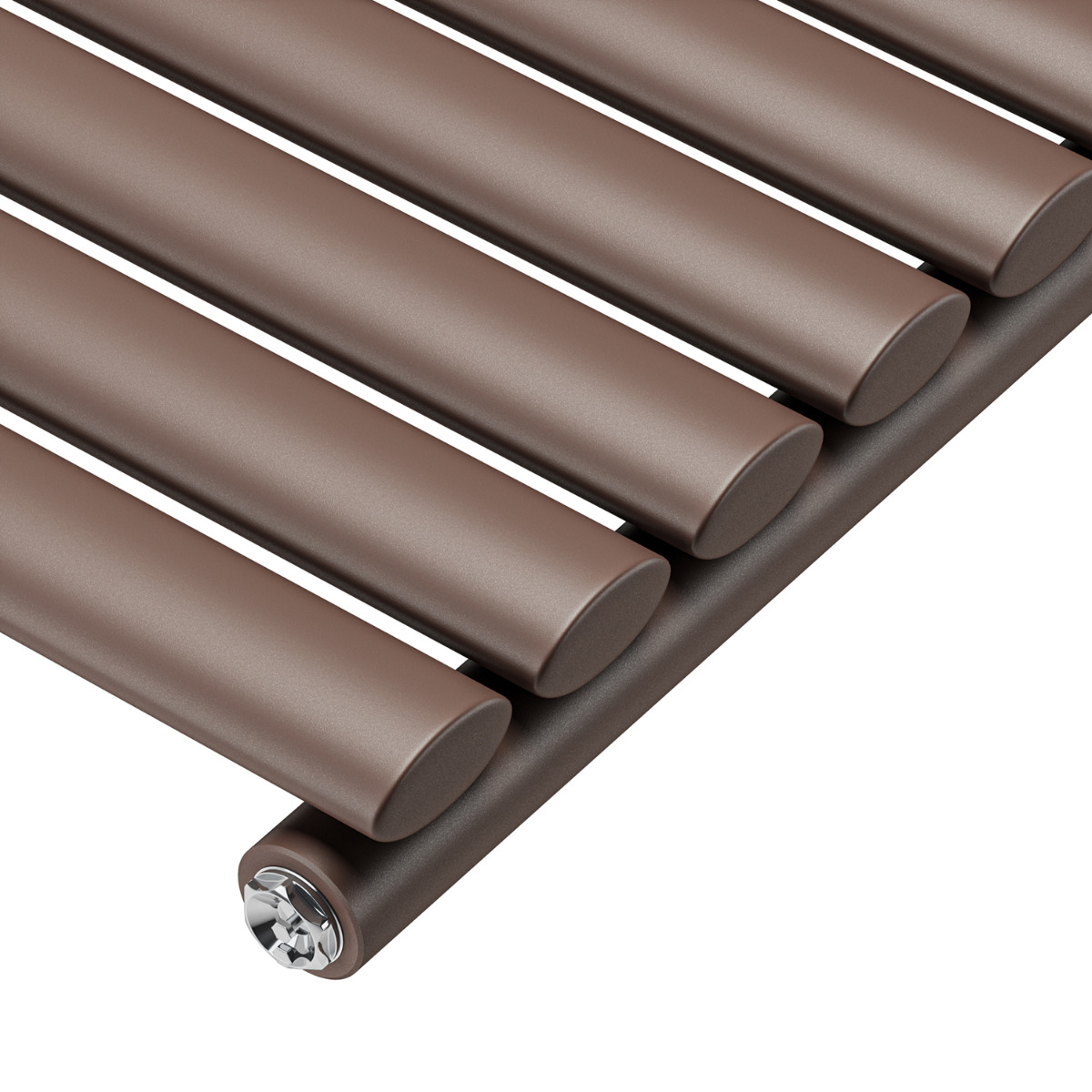 1600 x 236mm 'Accent Collection' Single Oval Tube Vertical Radiator