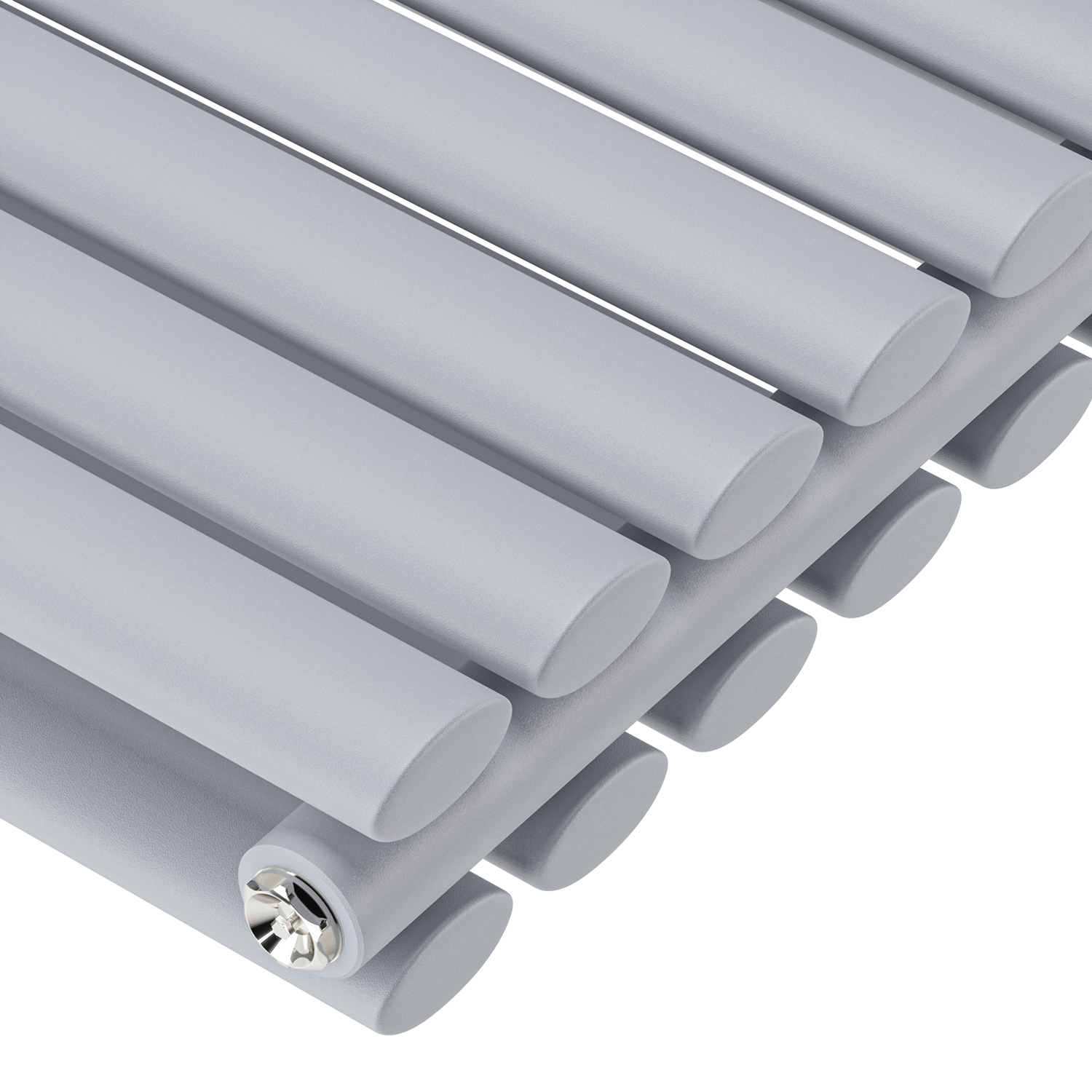 1600 x 354mm 'Pick A Pastel' Double Oval Tube Vertical Radiator