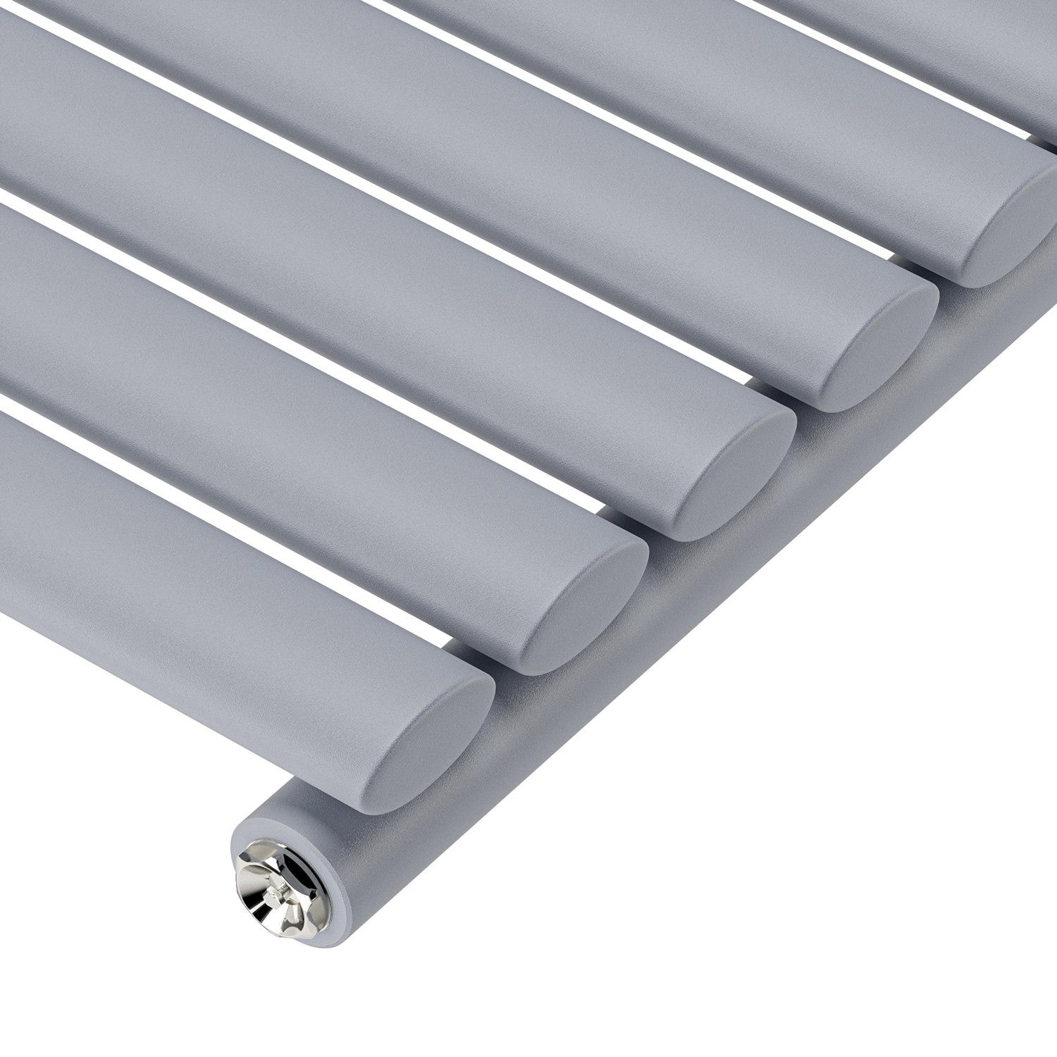 1600 x 236mm 'Pick A Pastel' Single Oval Tube Vertical Radiator
