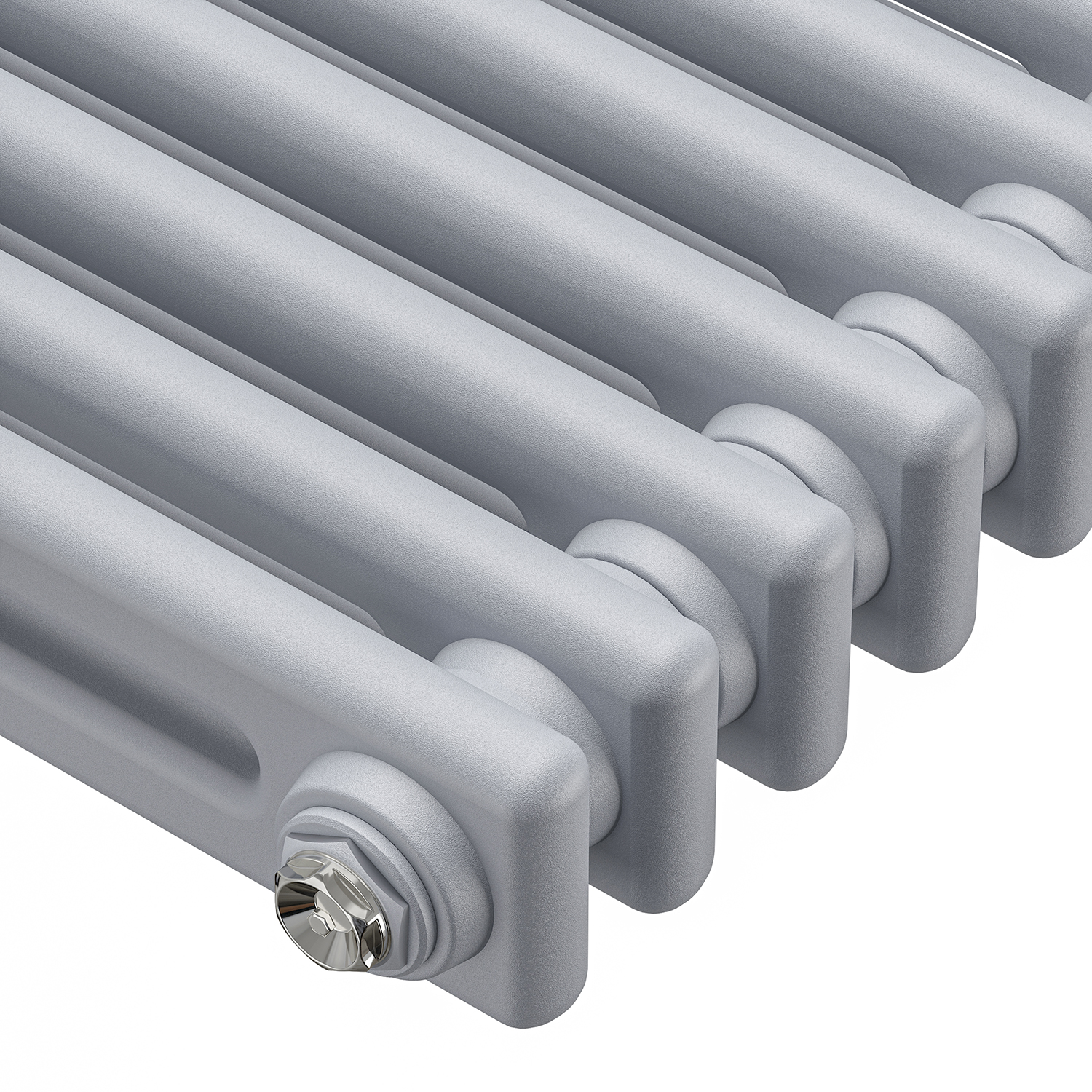 1500 x 470mm 'Pick A Pastel' Vertical Traditional 2 Column Radiator