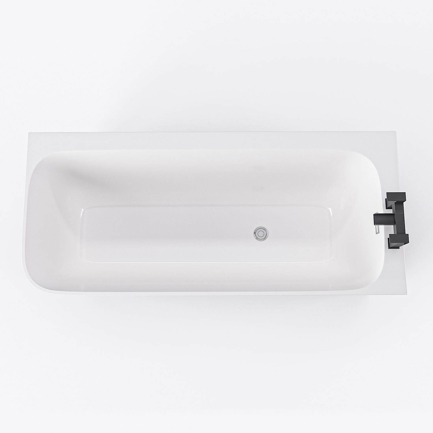Lesina Freestanding Corner Bath, Right Handed, 1700 (L) x 750 (W)