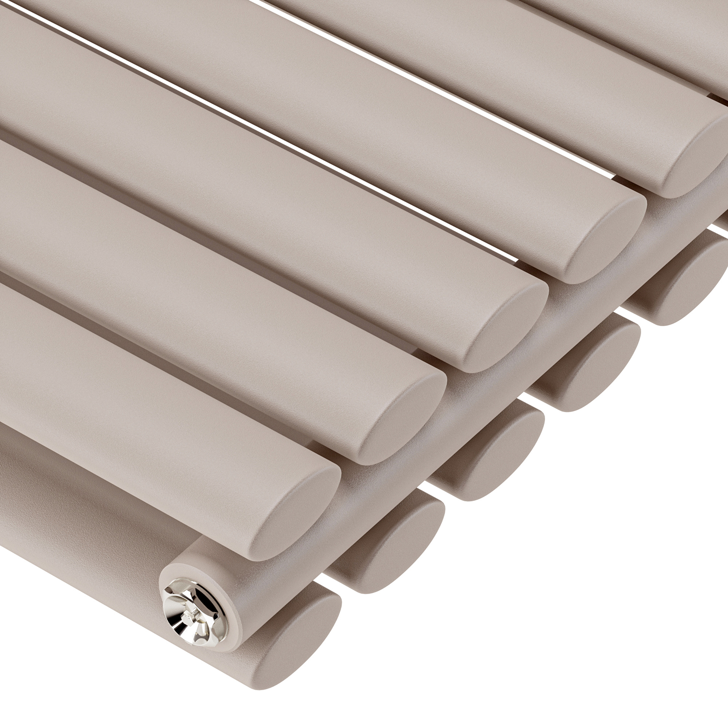 1600 x 236mm 'Pick A Pastel' Double Oval Tube Vertical Radiator