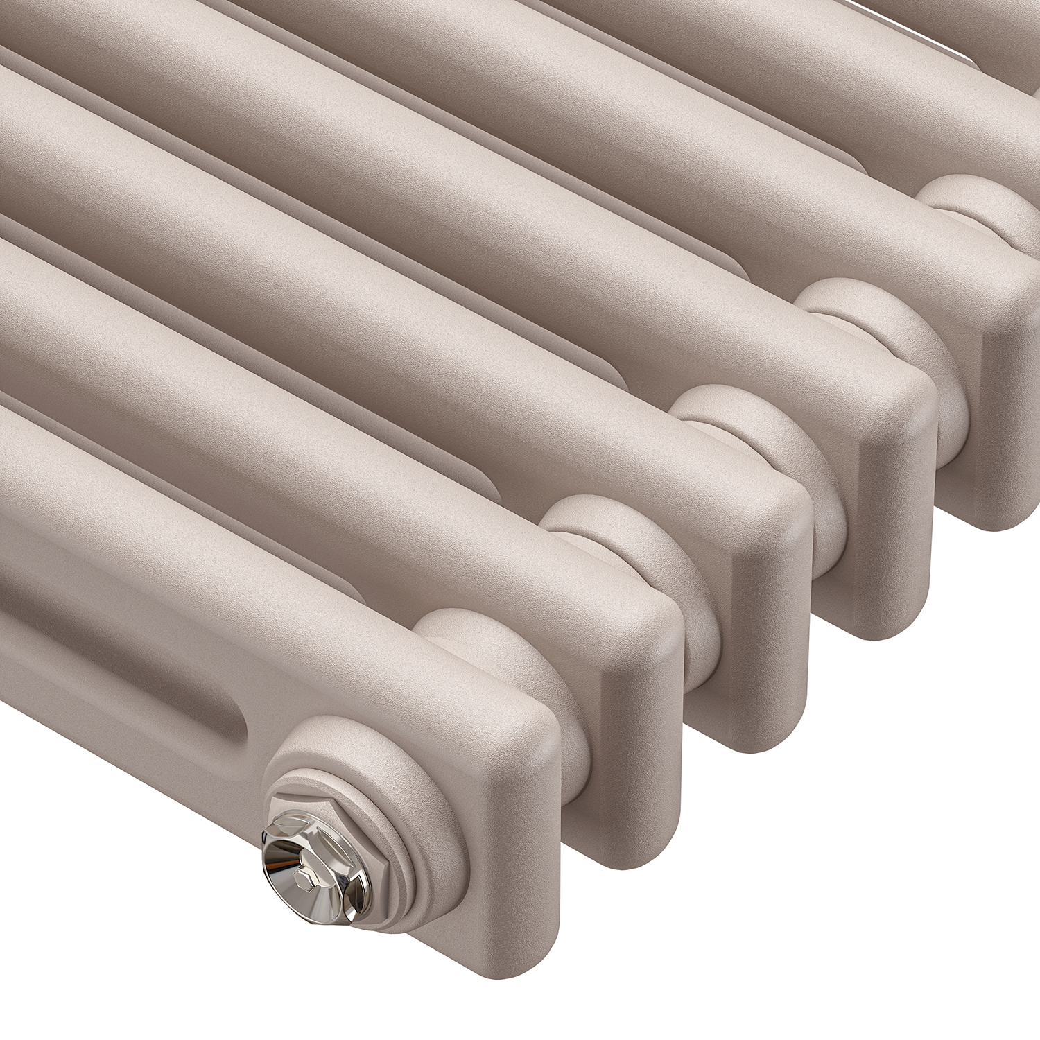 1800 x 203mm 'Pick A Pastel' Vertical Traditional 2 Column Radiator