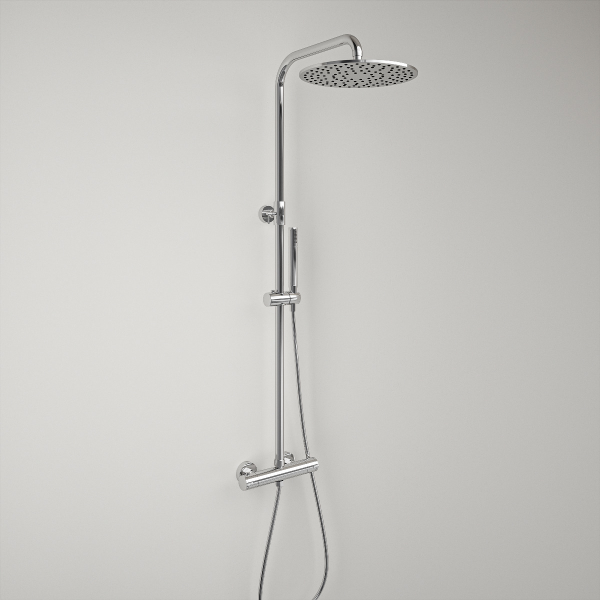 Constance Chrome Thermostatic Shower, Round Head