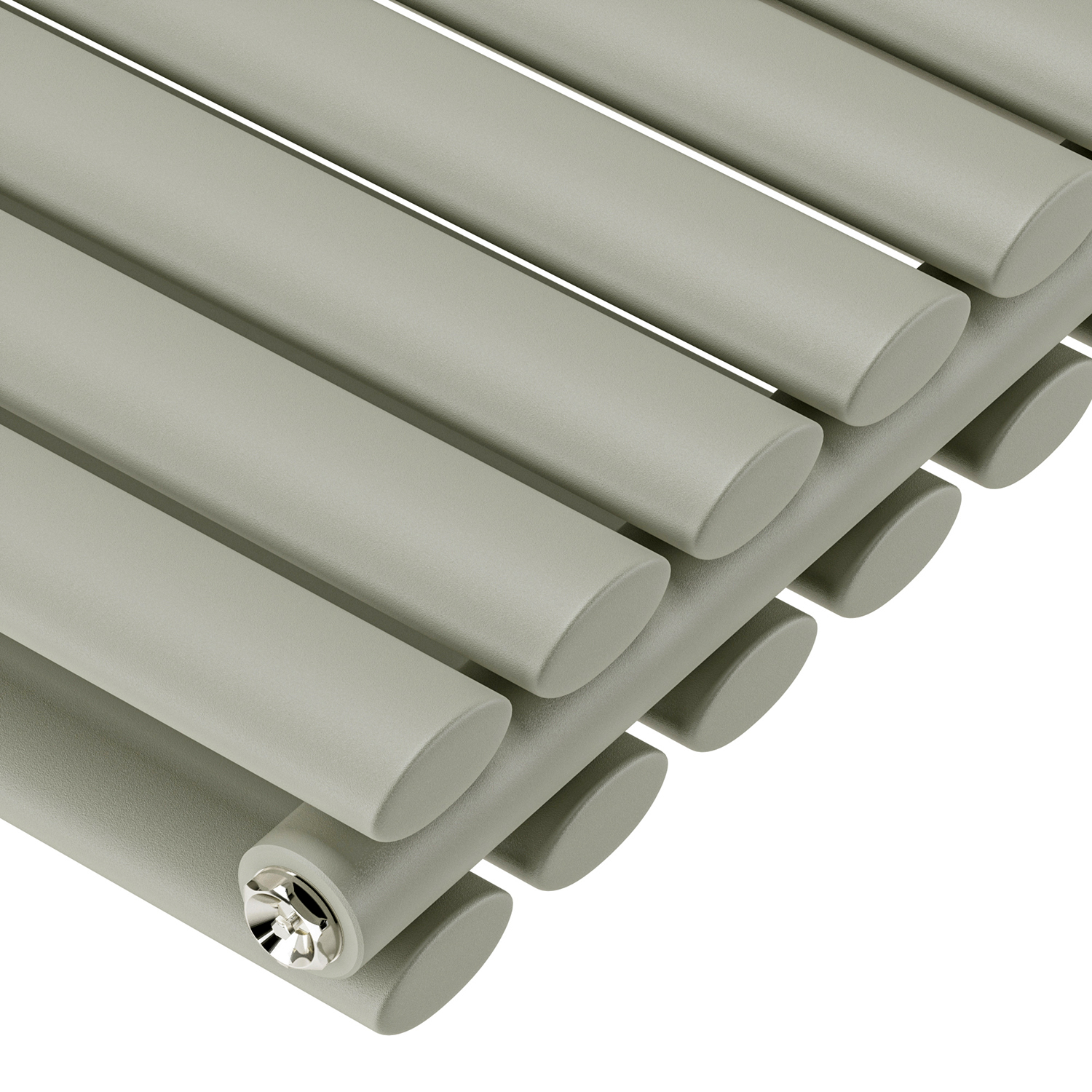 1600 x 354mm 'Pick A Pastel' Double Oval Tube Vertical Radiator