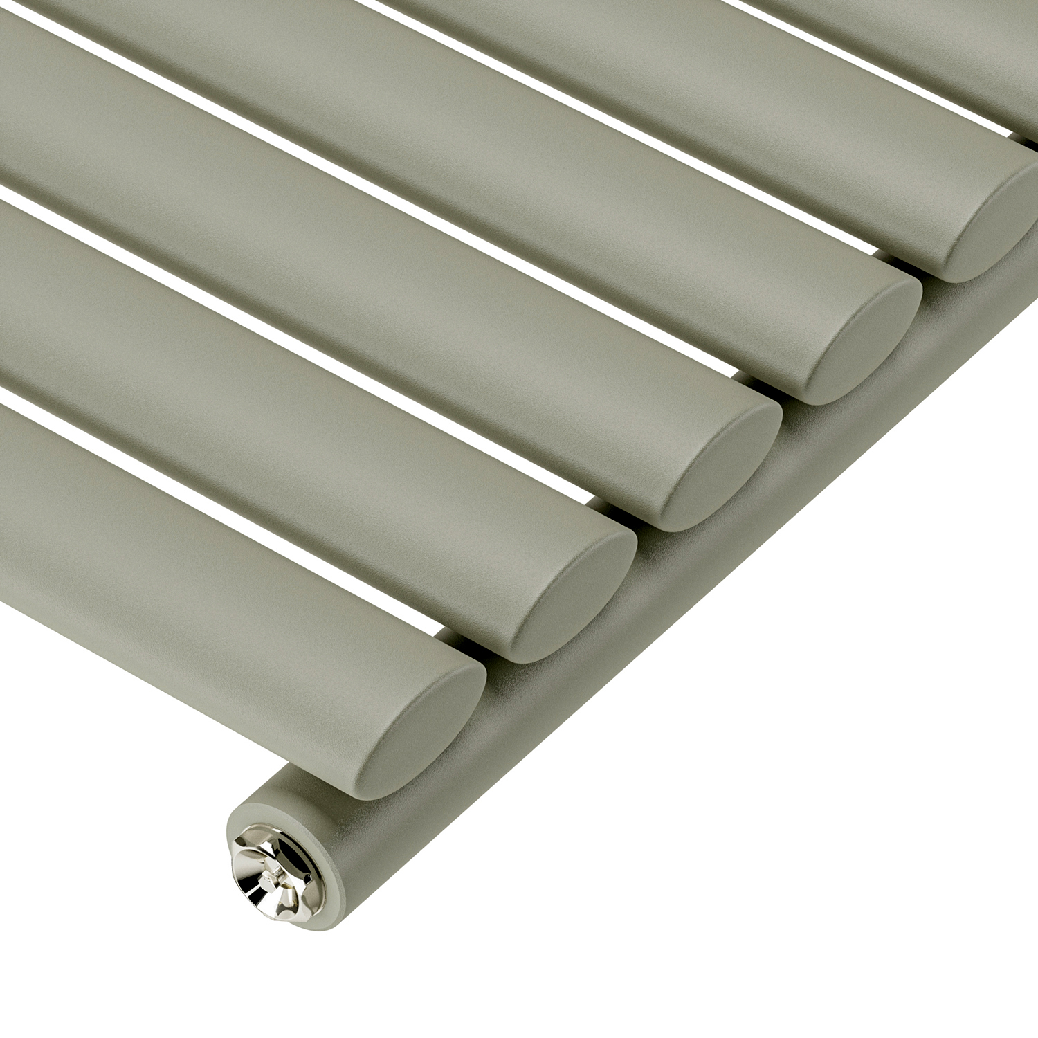 1600 x 354mm 'Pick A Pastel' Single Oval Tube Vertical Radiator