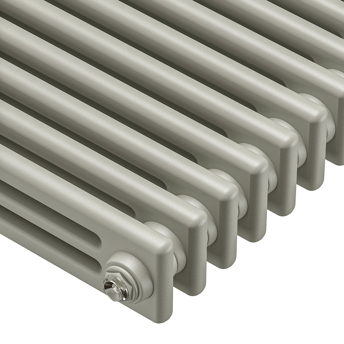 1500 x 470mm 'Pick A Pastel' Vertical Traditional 3 Column Radiator