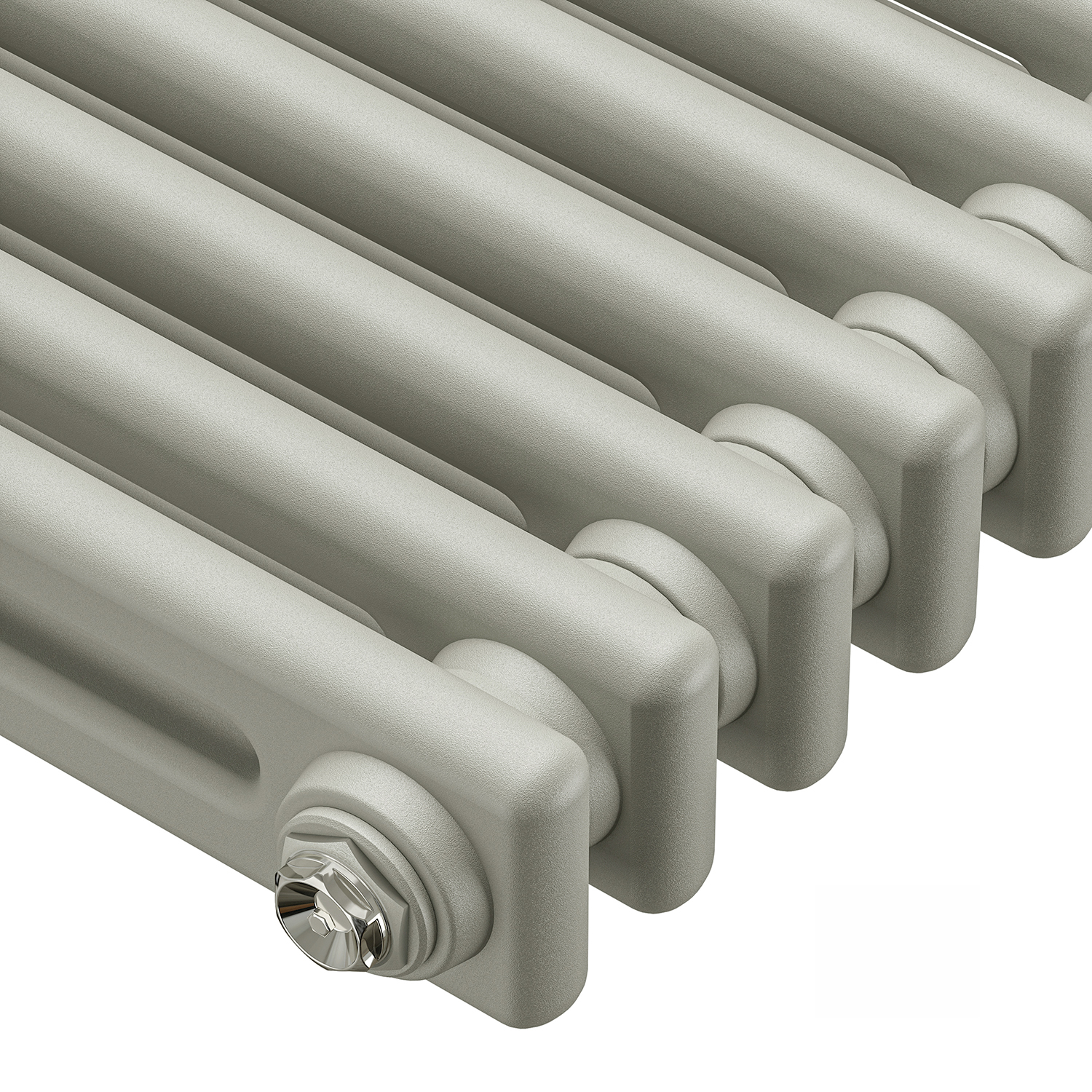 1800 x 203mm 'Pick A Pastel' Vertical Traditional 2 Column Radiator
