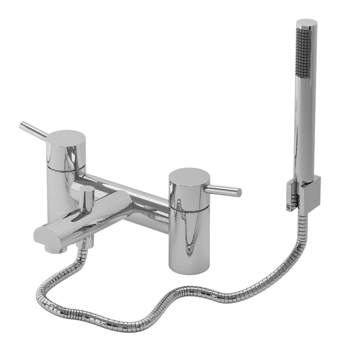 Darwin Chrome Bath Shower Mixer with Shower Kit